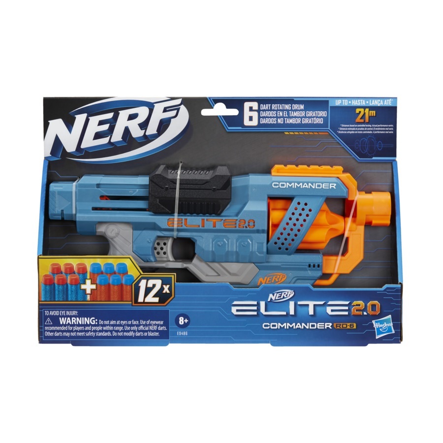 【玩具研究中心】孩之寶 NERF 菁英系列 指揮官 RD 6