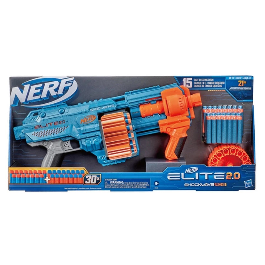 【玩具研究中心】孩之寶 NERF 菁英系列 爆震波RD 15