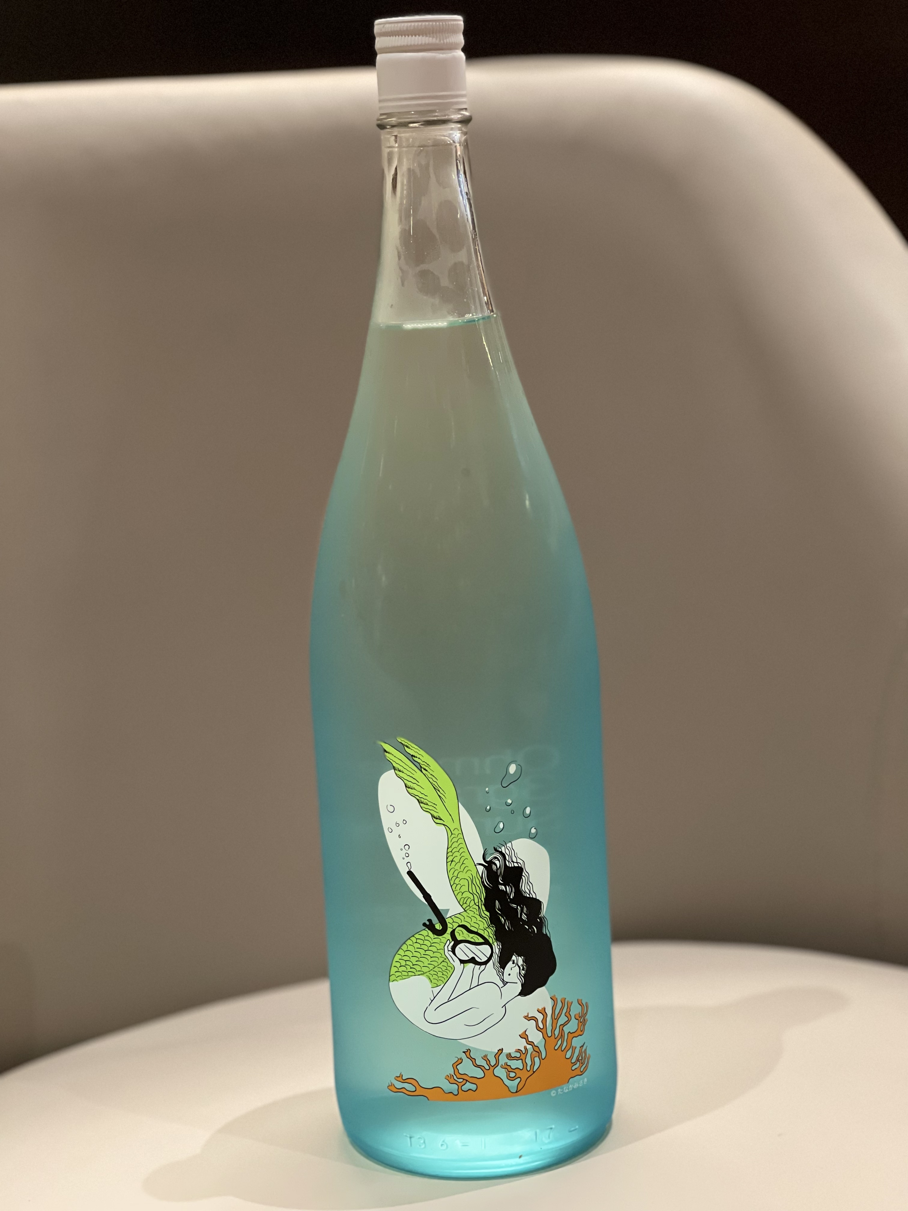 Ohmine 3粒米 美人魚 原酒 1.8L