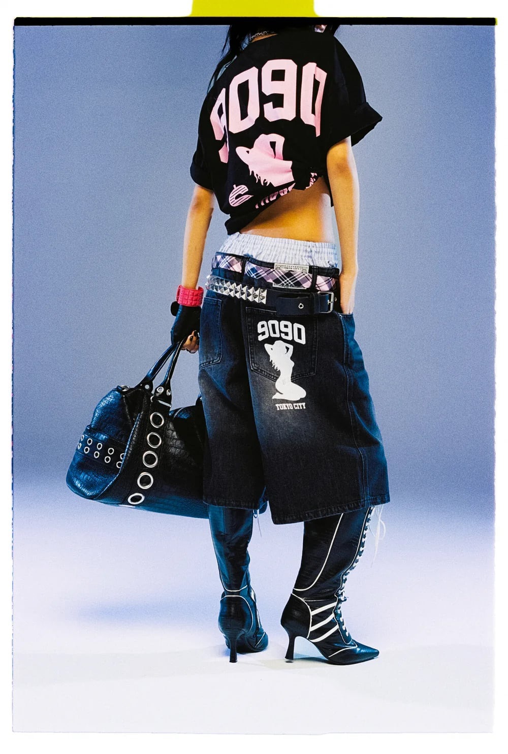 【日本限時連線代購】9090 sexy logo layered buggy jorts 性感標誌分層寬鬆短褲 兩色