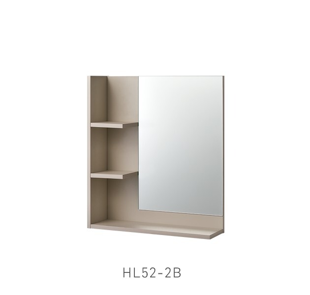 京典衛浴 開放式鏡面收納櫃HL52-2A /HL52-2B