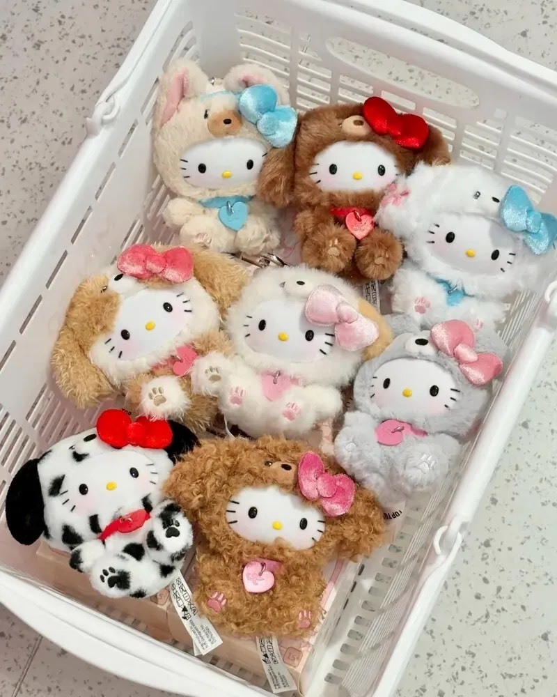TOPTOY x SANRIO 三麗鷗 HELLO KITTY 小狗派對系列 吊飾盲盒