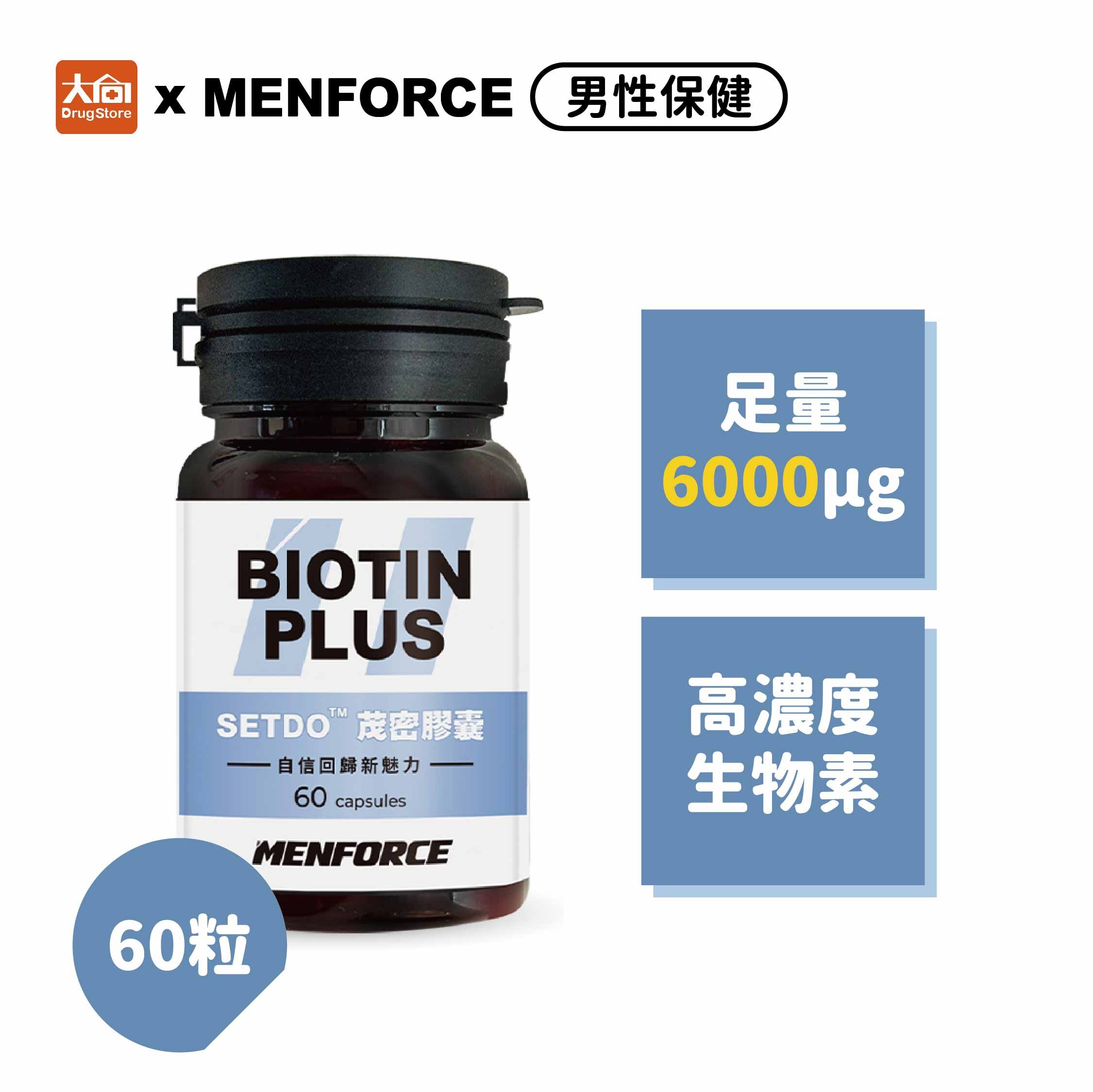 MENFORCE SETDO™茂密膠囊(60粒/瓶)