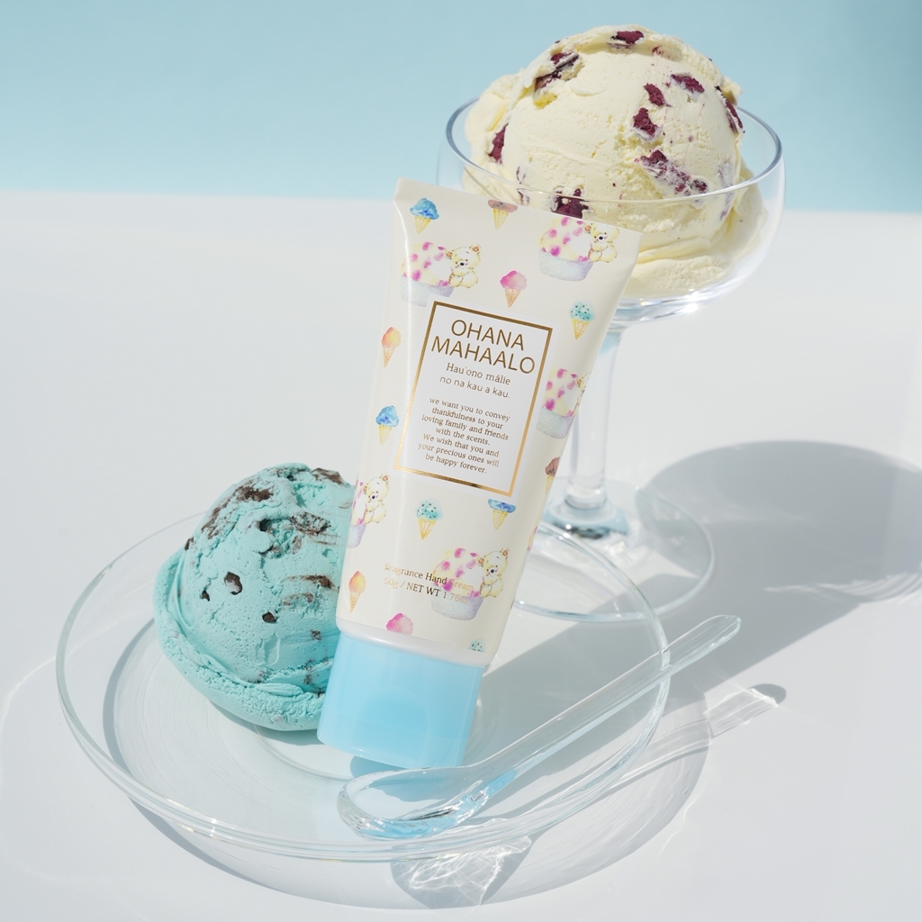 OHANA MAHAALO 雪莓甜筒 潤澤療癒護手霜50g