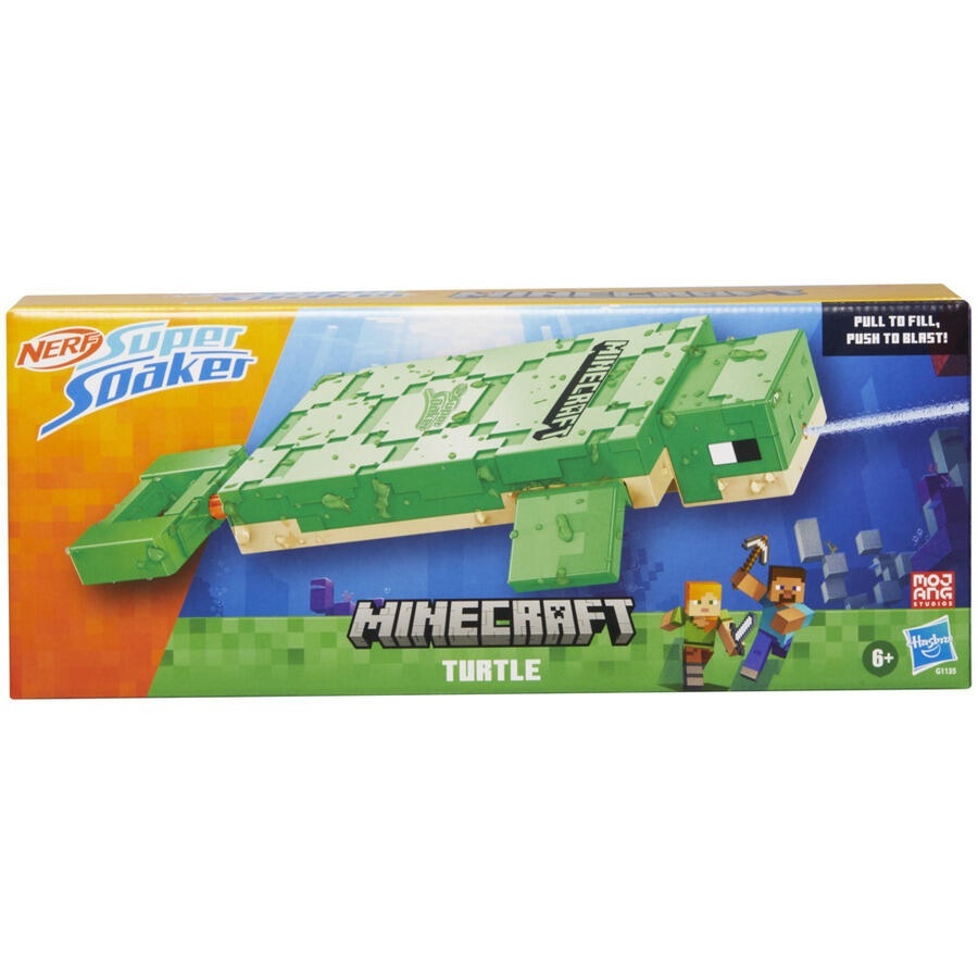 【玩具研究中心】孩之寶 NERF MINECRAFT海龜水槍