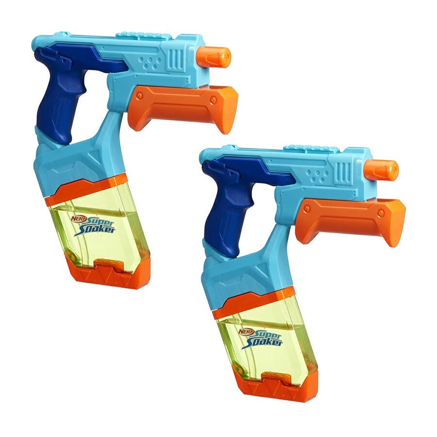 【玩具研究中心】孩之寶 NERF 超威水槍系列 秒速充水雙入組