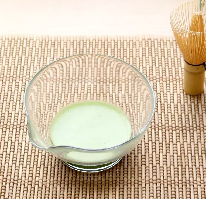 日本製 片口抹茶碗 玻璃 (透明)