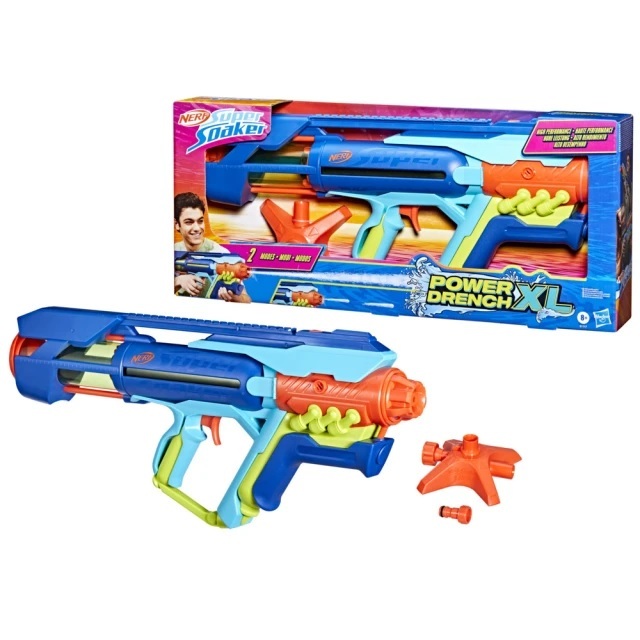 【玩具研究中心】孩之寶 NERF 超威水槍系列 超強水力XL激戰款