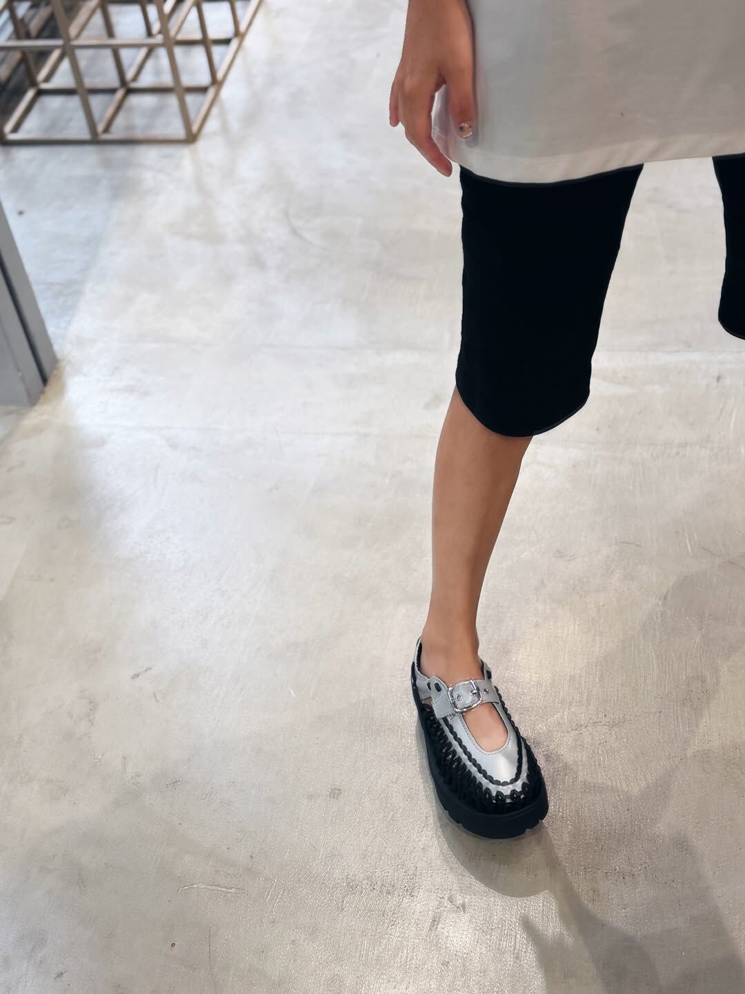 KEEN Uneek PLT Mary Jane 日本限定 銀黑 增高 厚底 瑪莉珍鞋 1030341
