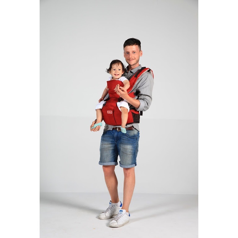 【SINBII】EZBAG 2.0 Hipseat Carrier (Red) (Included drooping pads)