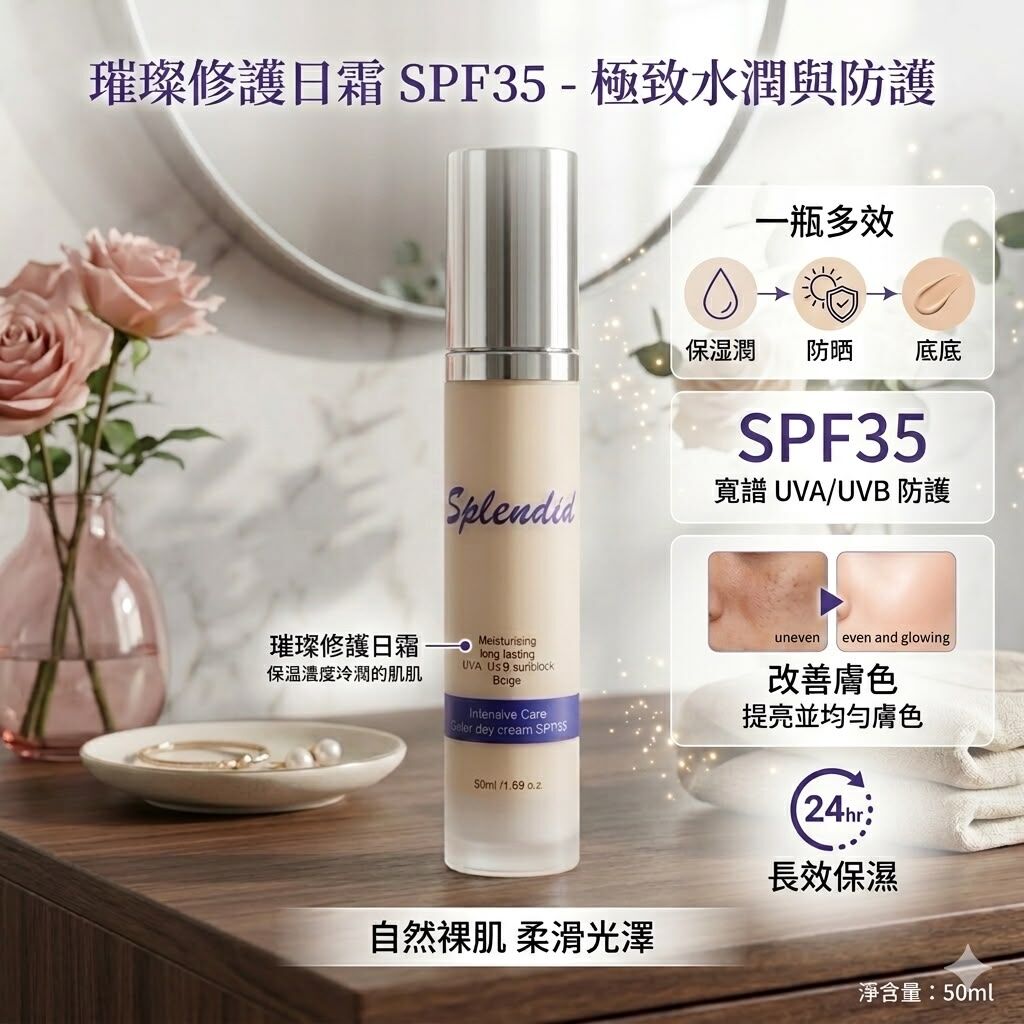 B28 - Splendid Intensive Care UV Protect Moisturiser 50ml