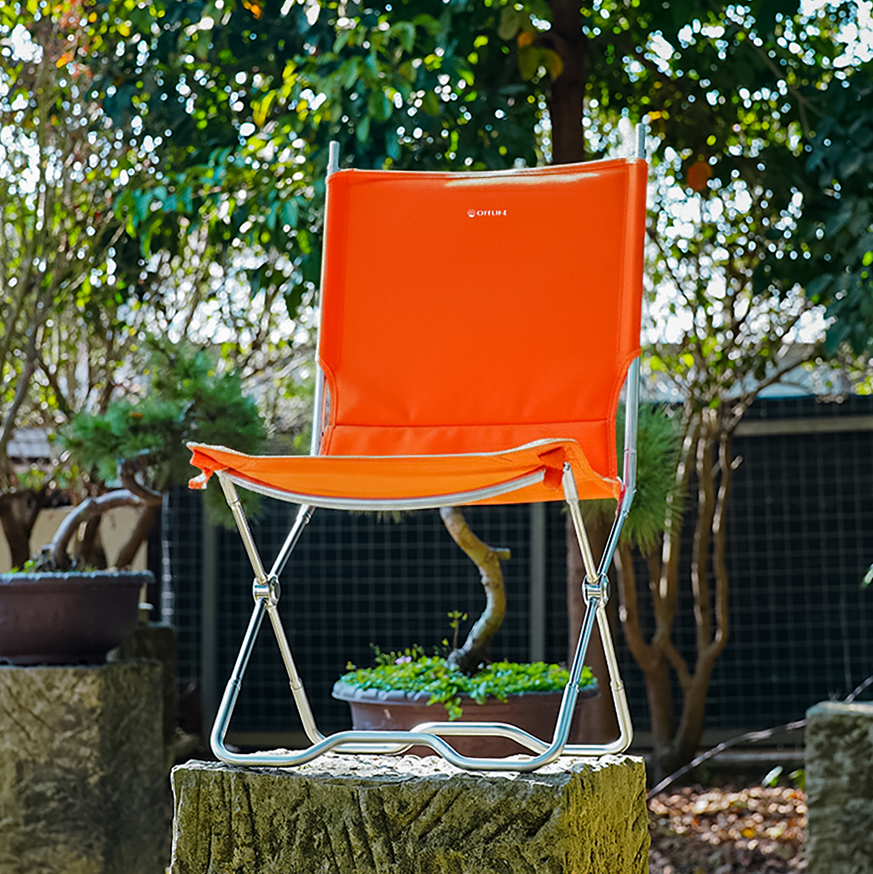 OFFLINE Chair Silver Orange