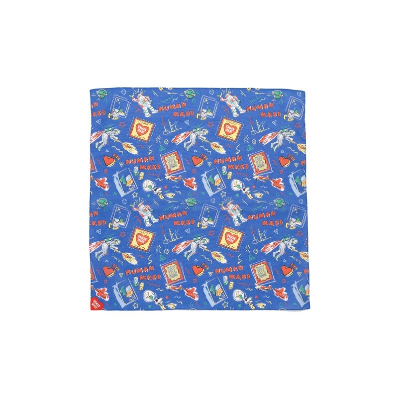 預購┃日本製 HUMAN MADE BANDANA 手繪 愛心 方巾 頭巾 領巾