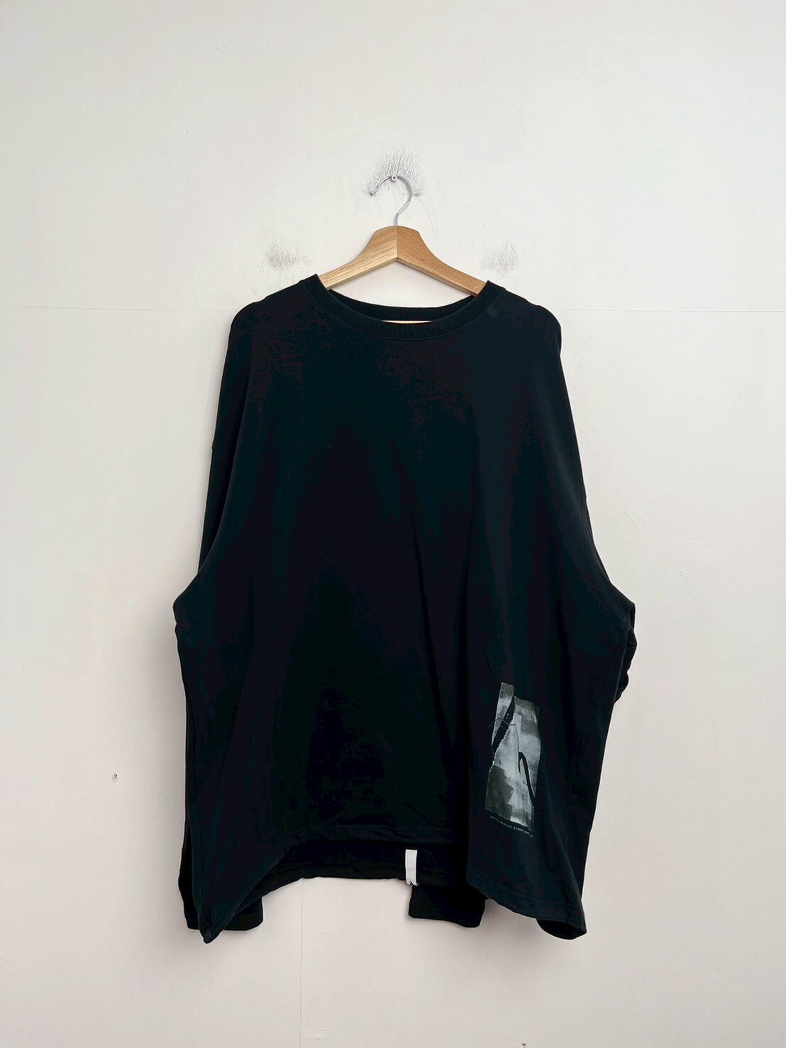 MELSIGN Stitching Detail L/S tee SIZE XL