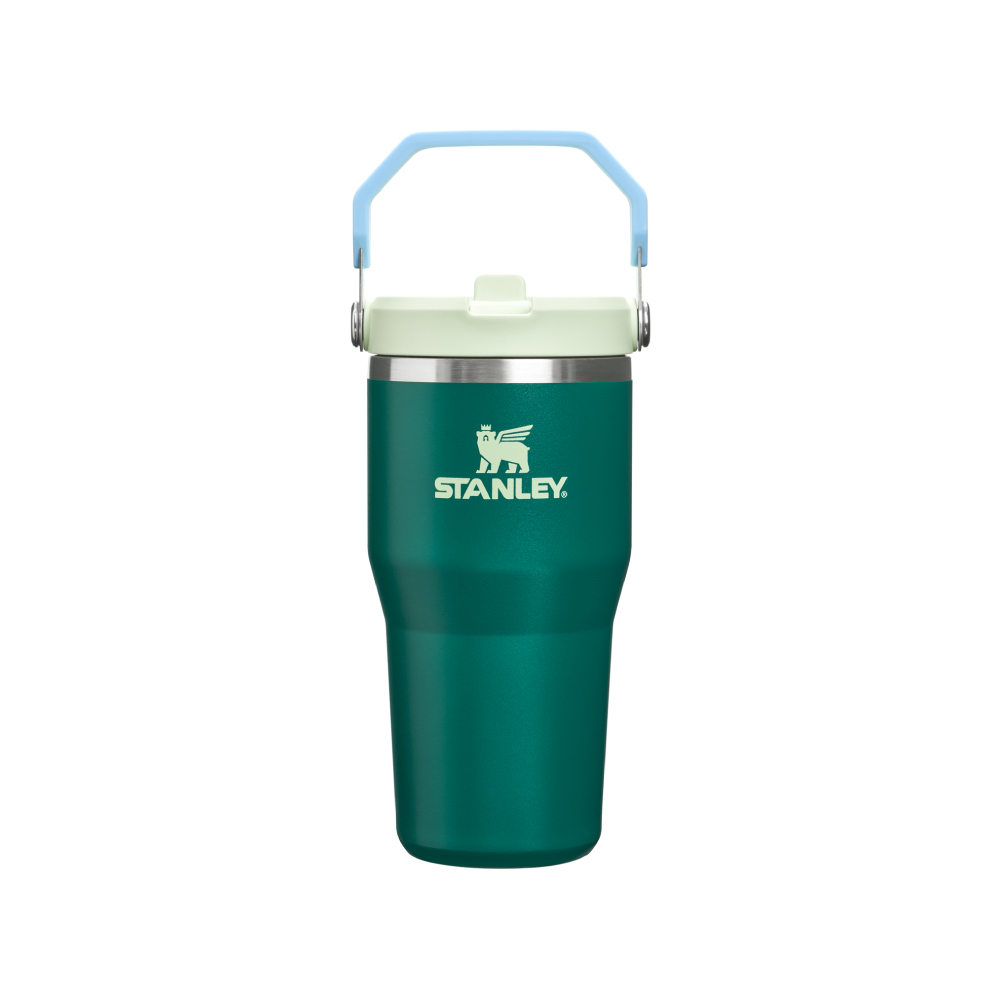 STANLEY 經典系列 IceFlow 手提吸管杯2.0 0.59L / 風暴綠