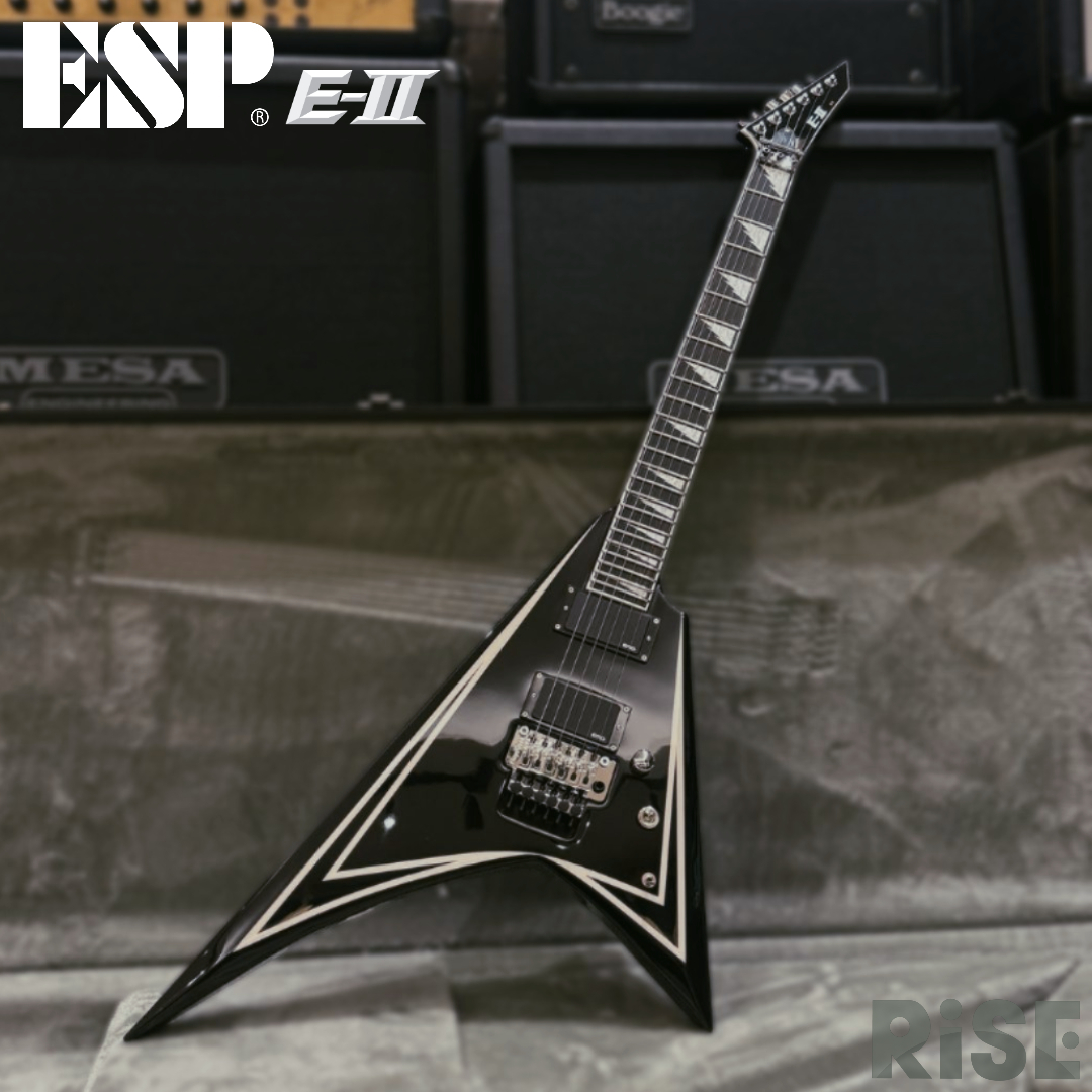 ESP E-II SV BLK 大搖座 主動式 雙雙 電吉他