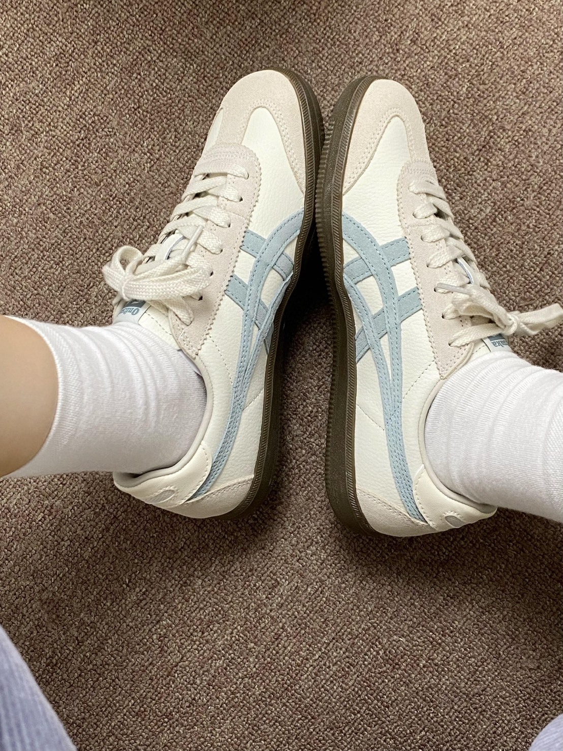 ONITSUKA TIGER TOKUTEN 鬼塚虎 寶寶藍  德訓鞋 焦糖底 男女同款鞋