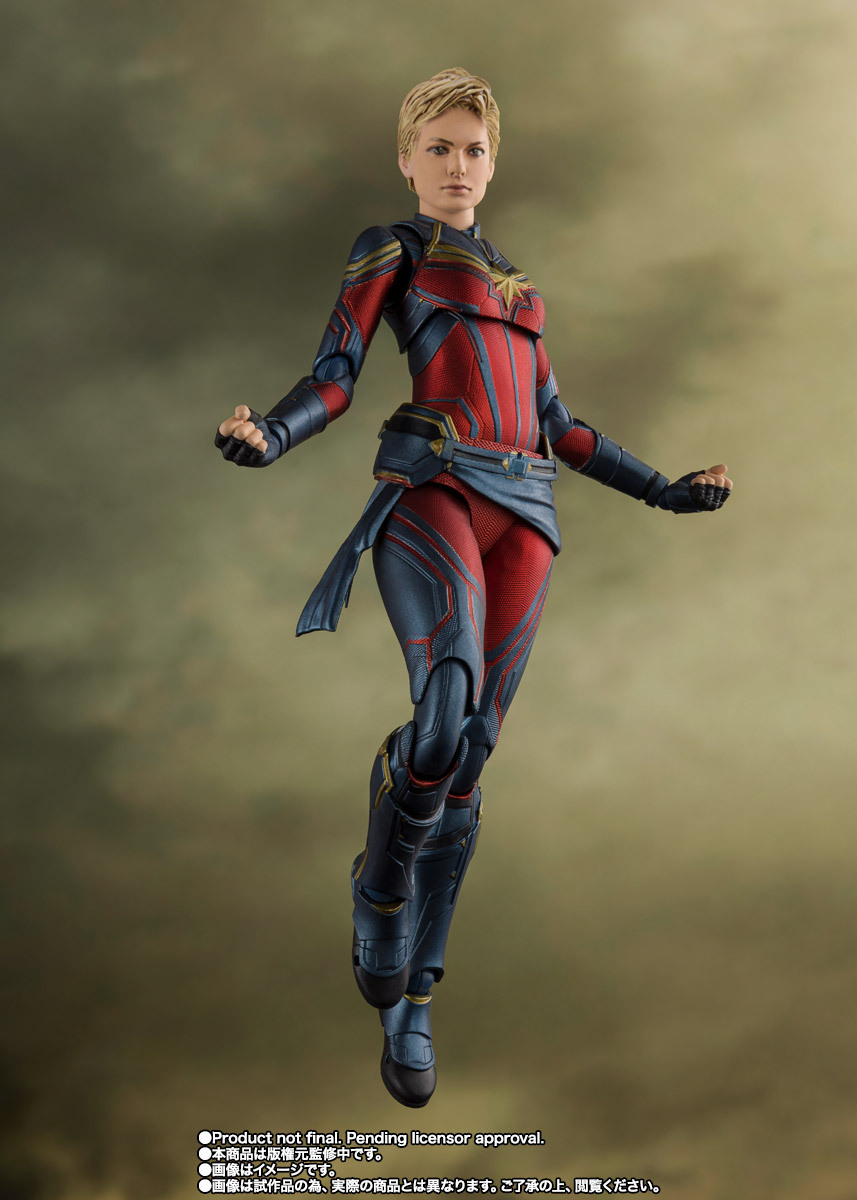 萬代 SHF 驚奇隊長 《復仇者聯盟4：終局之戰》 復仇者聯盟 可動完成品