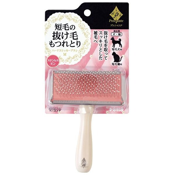 Petio Preciante 貓犬專用有柄硬針梳 (短毛M/長毛M/短毛L/長毛L)