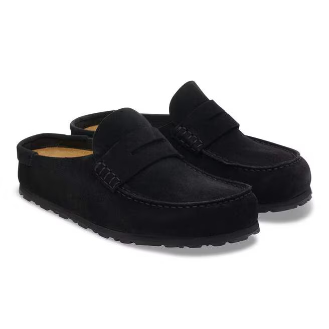 Birkenstock Naples Wrapped Suede Leather - Black l 1030795