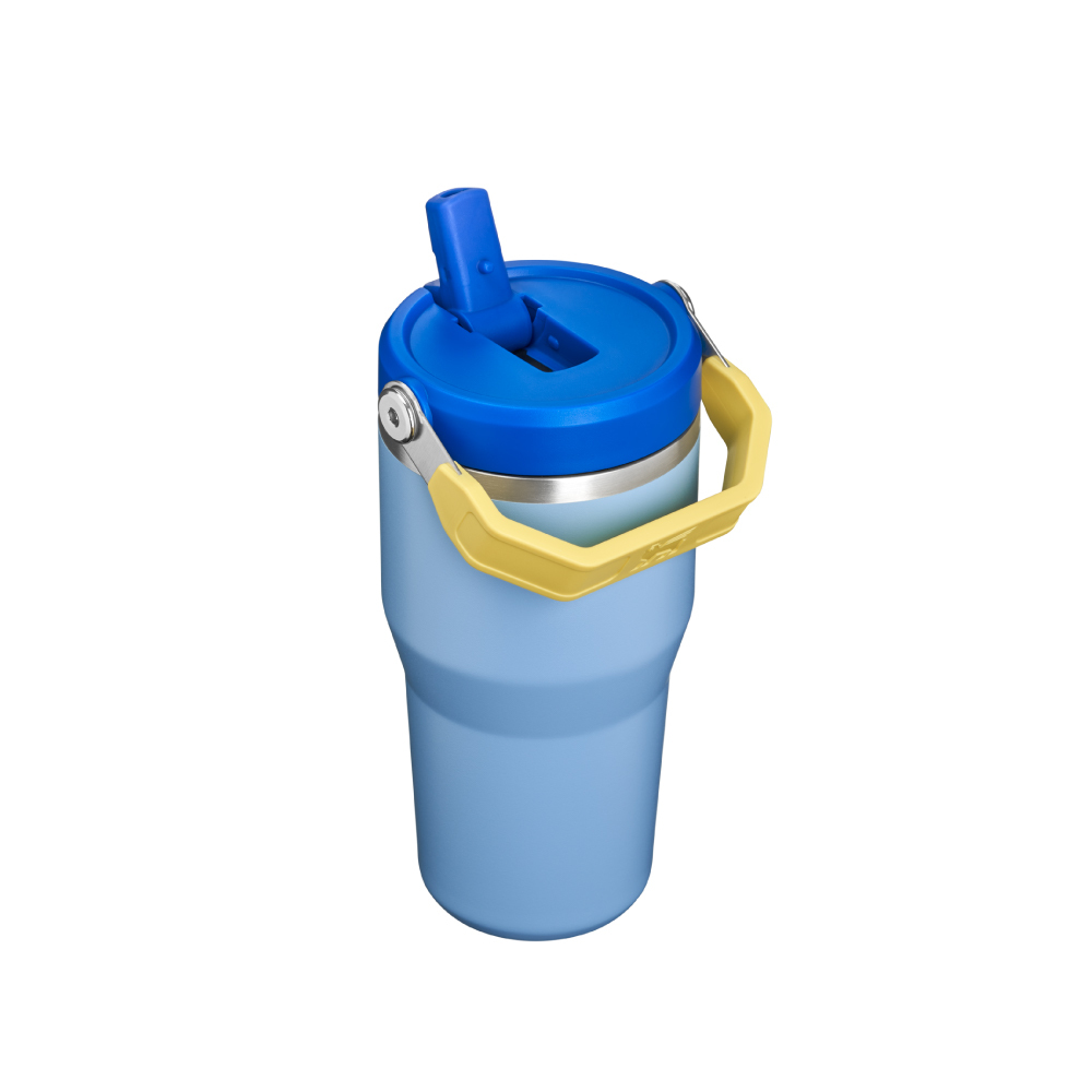 STANLEY 經典系列 IceFlow 手提吸管杯2.0 0.59L / 艦隊藍