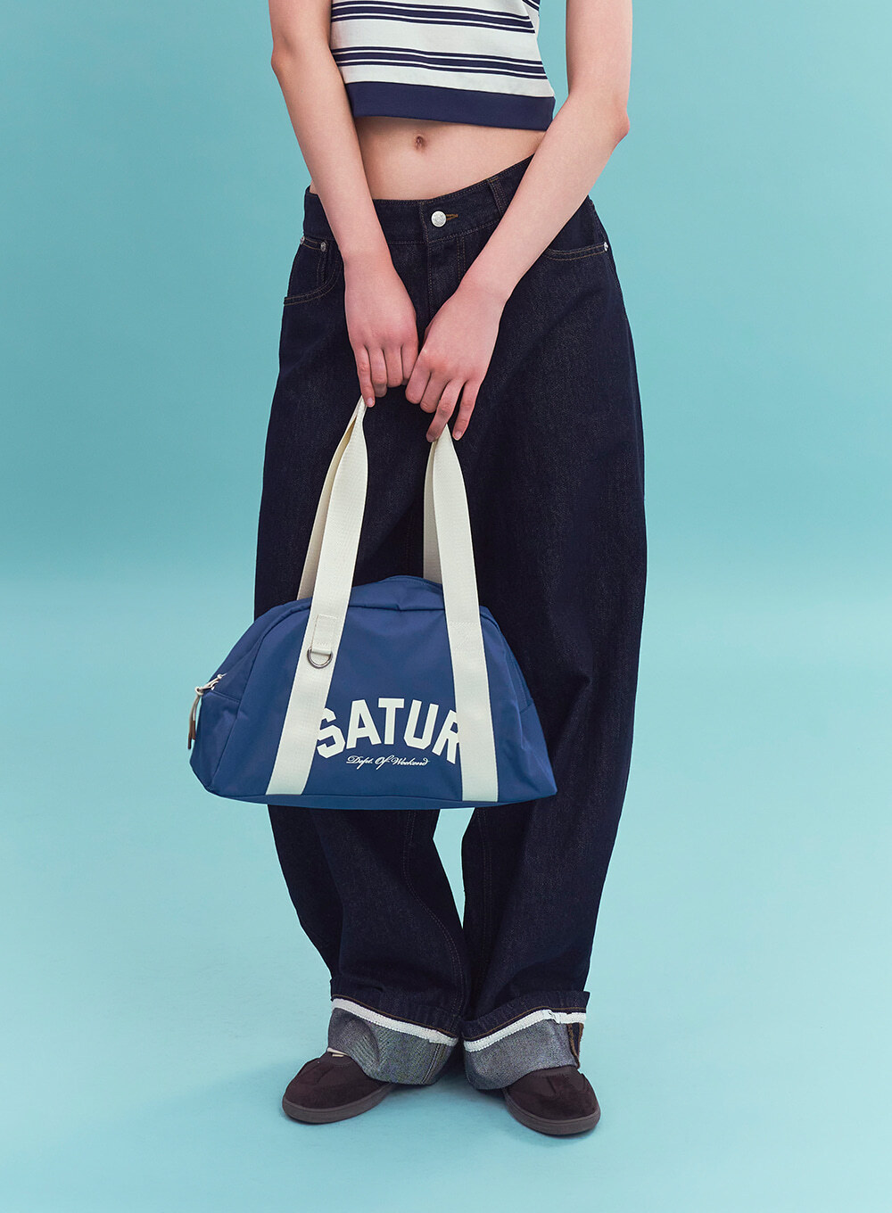 【直播】SATUR LX060446 Nylon Trapeze 單肩包(SA261UAB12)
