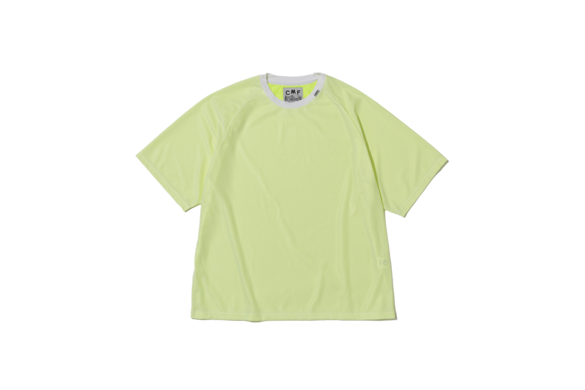CMF OUTDOOR GARMENT W FACE QUICK DRY TEE S/S CMF2601-C20 WHITE/YELLOW