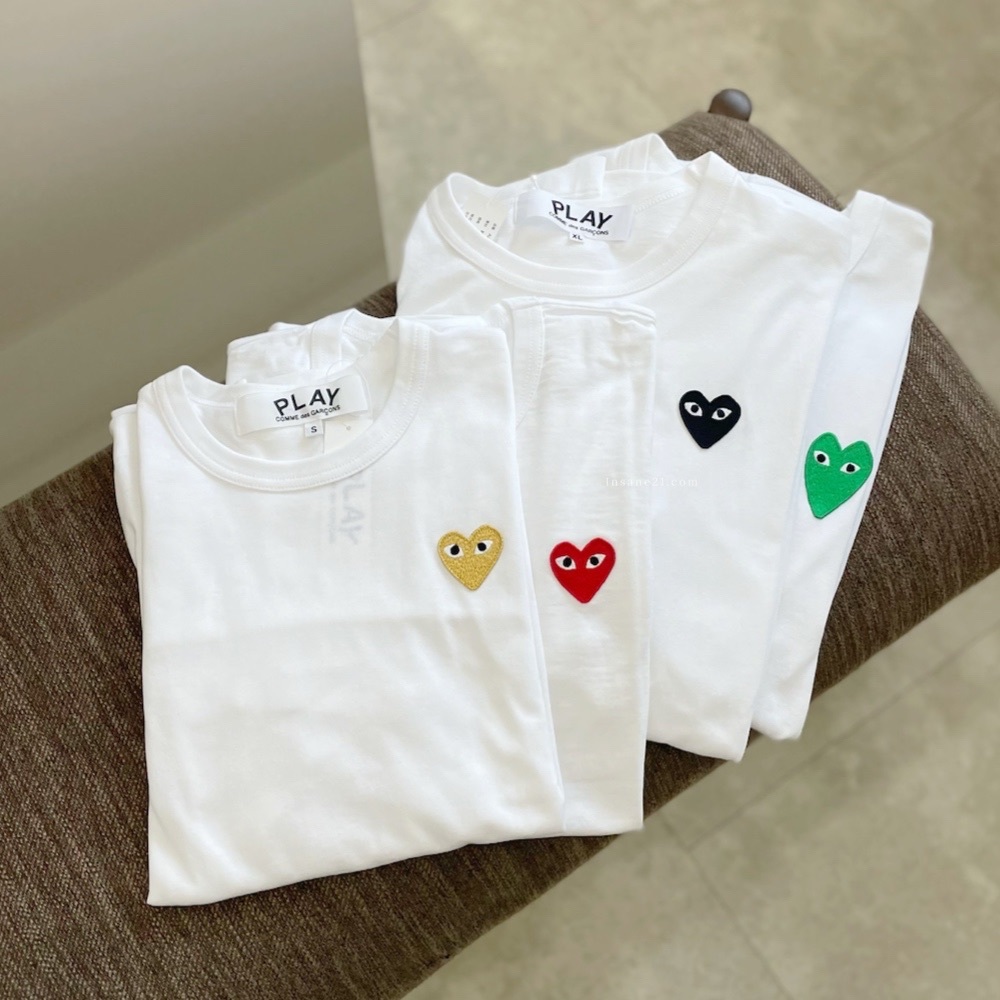 日本潮牌 Comme des GarcoNs 川久保玲 CDG 經典 愛心 潮牌 play 純棉短袖 全新正品