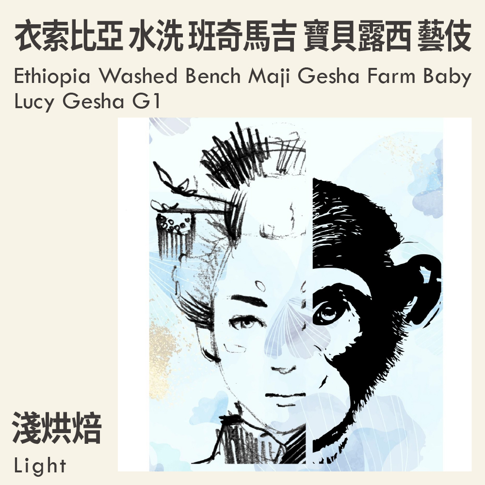 衣索比亞 水洗 班奇馬吉 寶貝露西 藝伎 G1