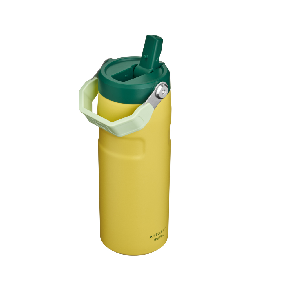 STANLEY 輕重力系列 IceFlow Aerolight 摺疊吸管杯 0.47L / 極速黃