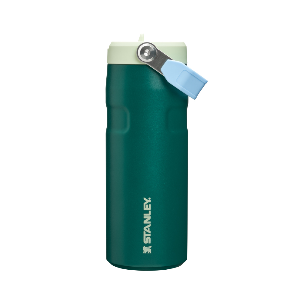 STANLEY 輕重力系列 IceFlow Aerolight 摺疊吸管杯 0.47L / 風暴綠