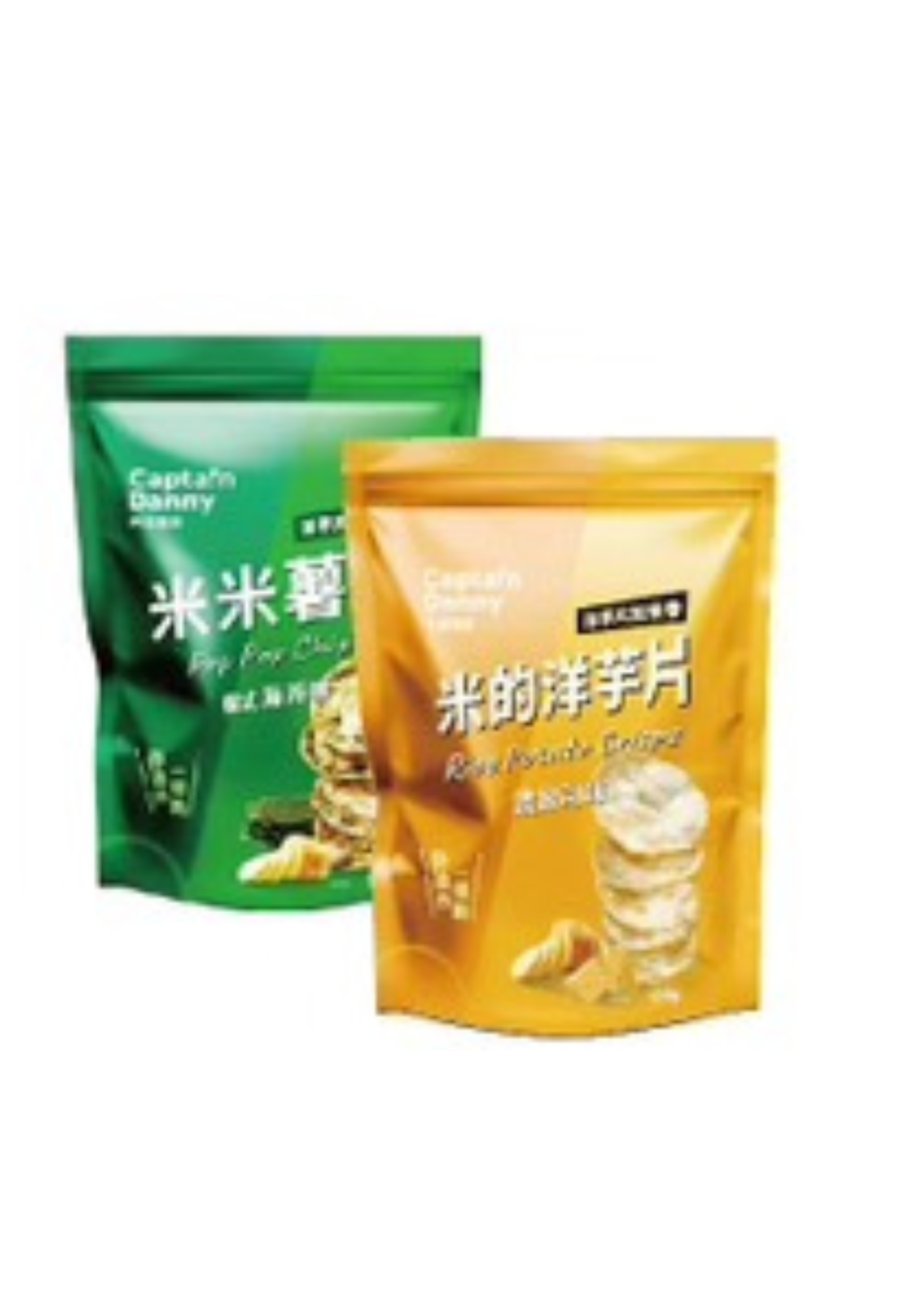 羅東院｜丹尼船長-米的洋芋片兩入150(起司/海苔) 效期:2026.9.17
