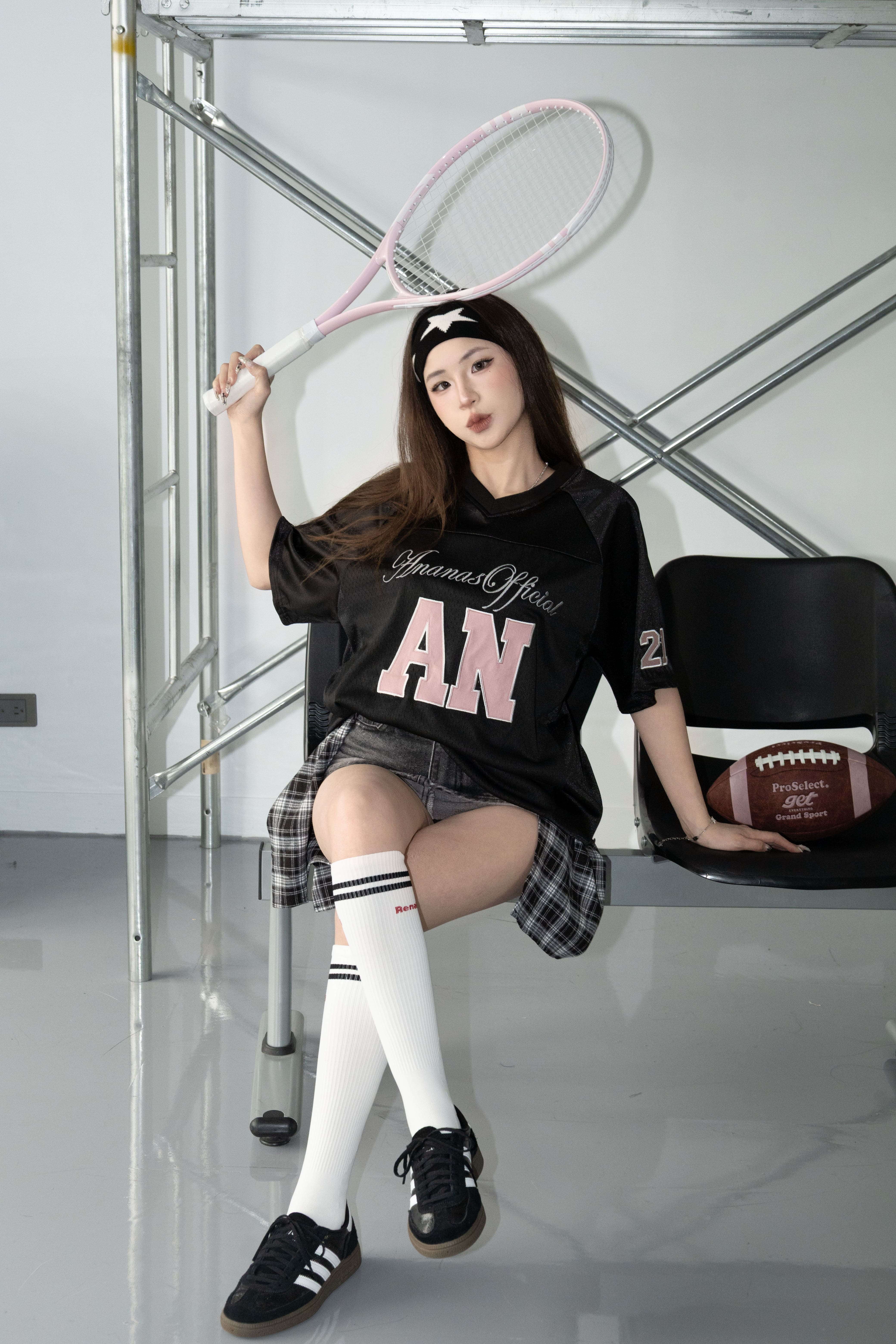 [ Ananas設計款✨] 品牌LOGO美式球衣