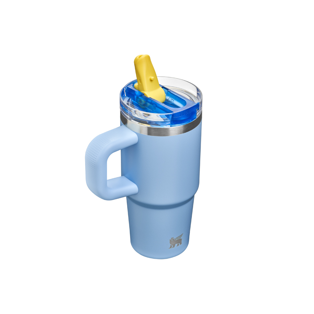 STANLEY 防漏吸管隨手杯 0.41L / 艦隊藍