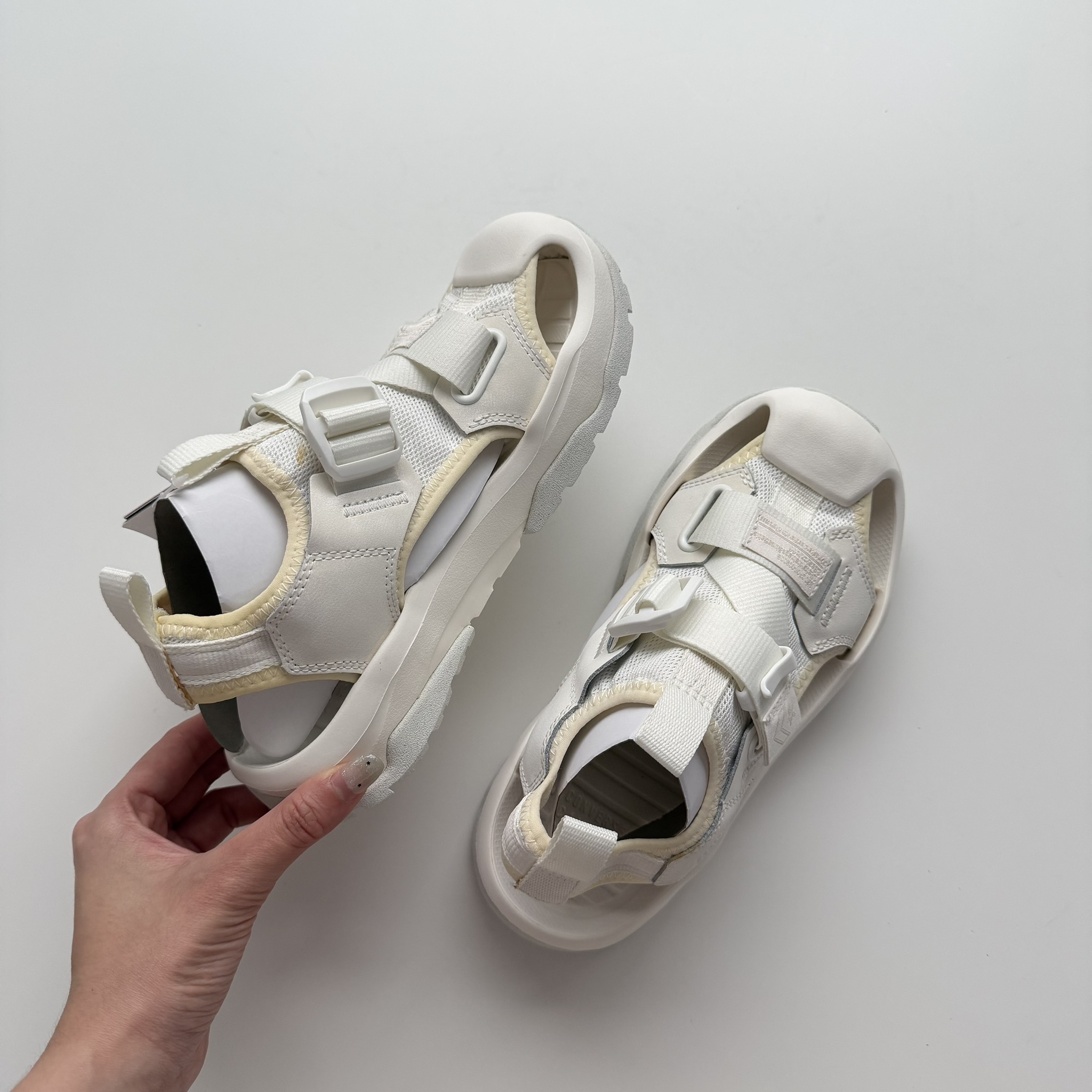 現貨特價出清┃日本限定 CONVERSE CAMPING SUPPLY MSD CP 白色 機能涼鞋