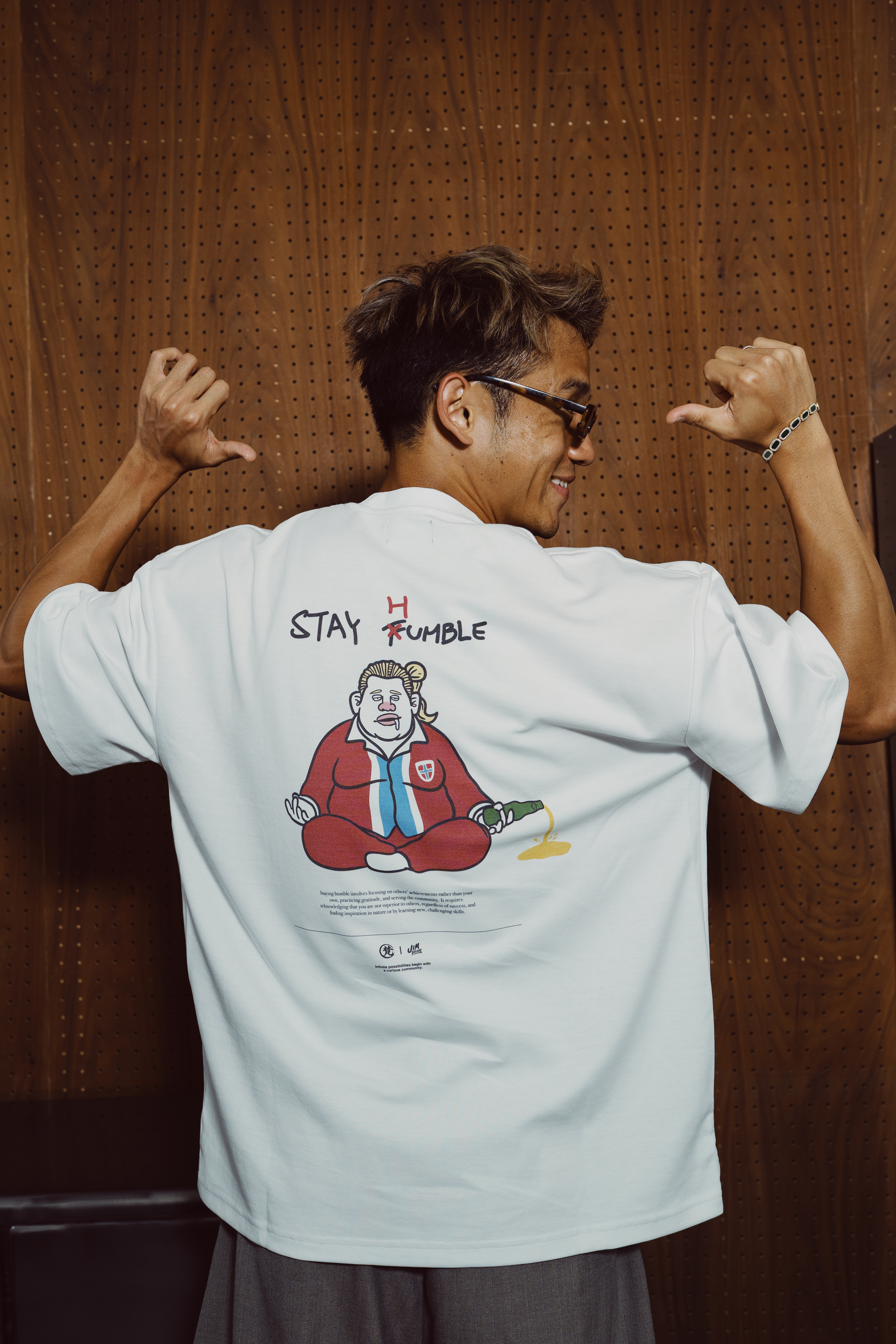 【pre-order】World cup - STAY HUMBLE tee | White