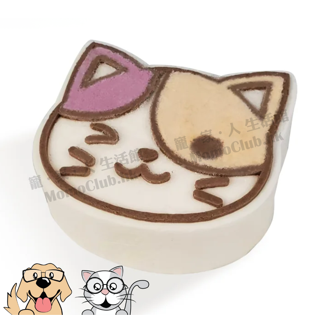 My Pet Patisserie HK - 羊奶乳酪貓貓樣蛋糕 (三色貓-雞肉芝士羊奶) [貓犬用]