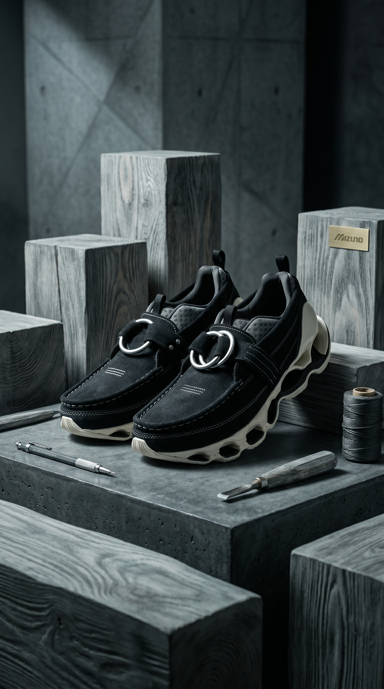 【Focus Store】預購 Setsumasa Kobayashi x Mizuno Wave Prophecy Ring Moc "Black" 小林節正 聯名款 黑色 D1GD243101