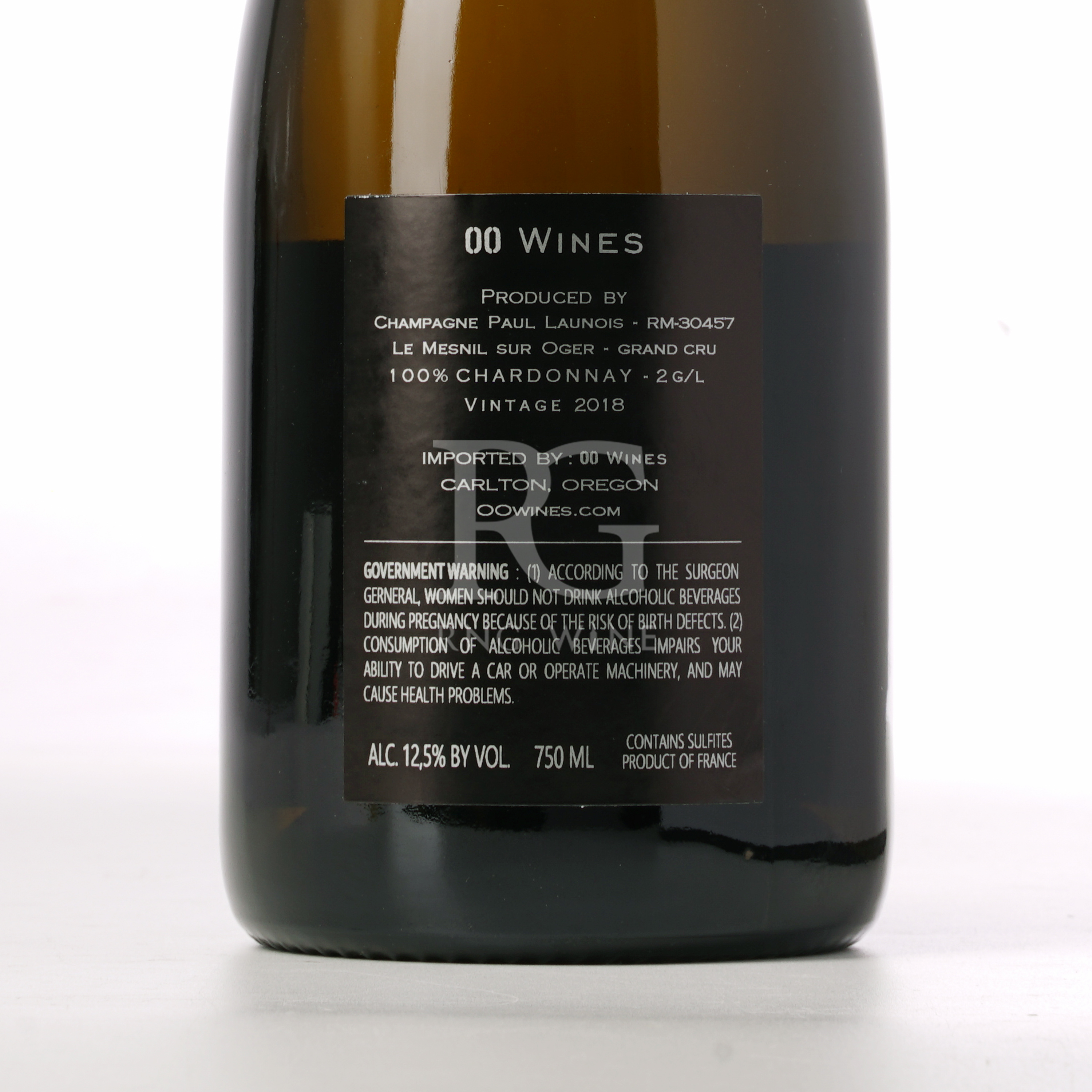 00 Wines Le Mesnil Sur Oger Grand Cru 2018