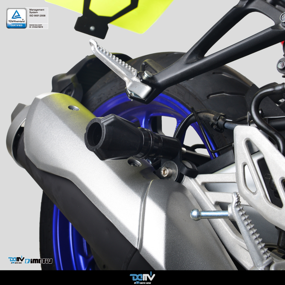 【DIMOTIV】YAMAHA R15V4 22-26 排氣管防摔柱