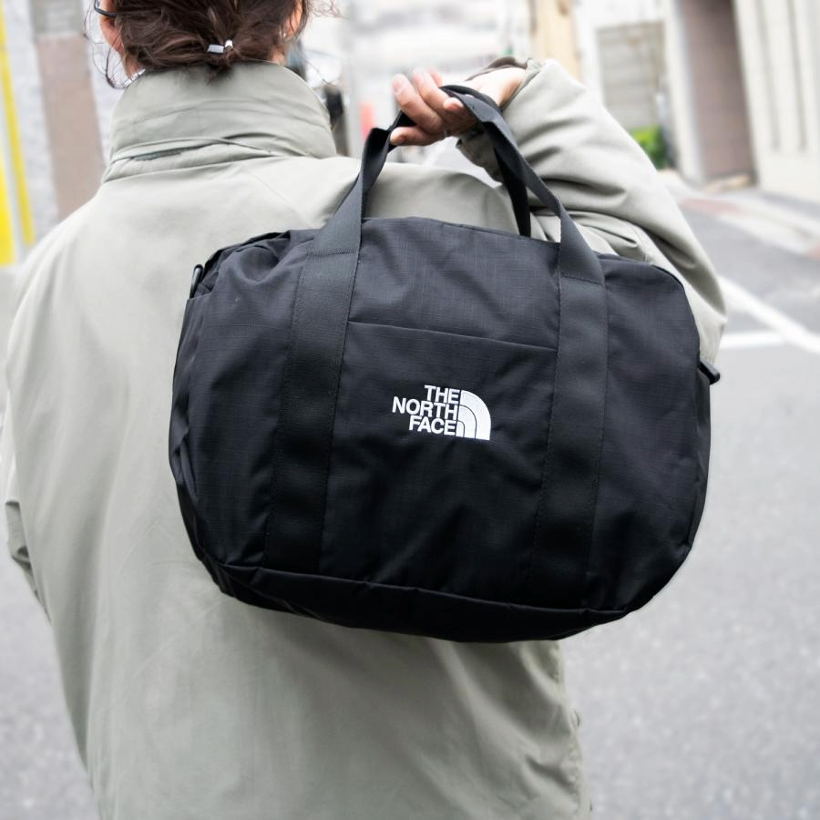 【現貨】THE NORTH FACE 刺繡LOGO旅行袋 黑色 NN2FP50