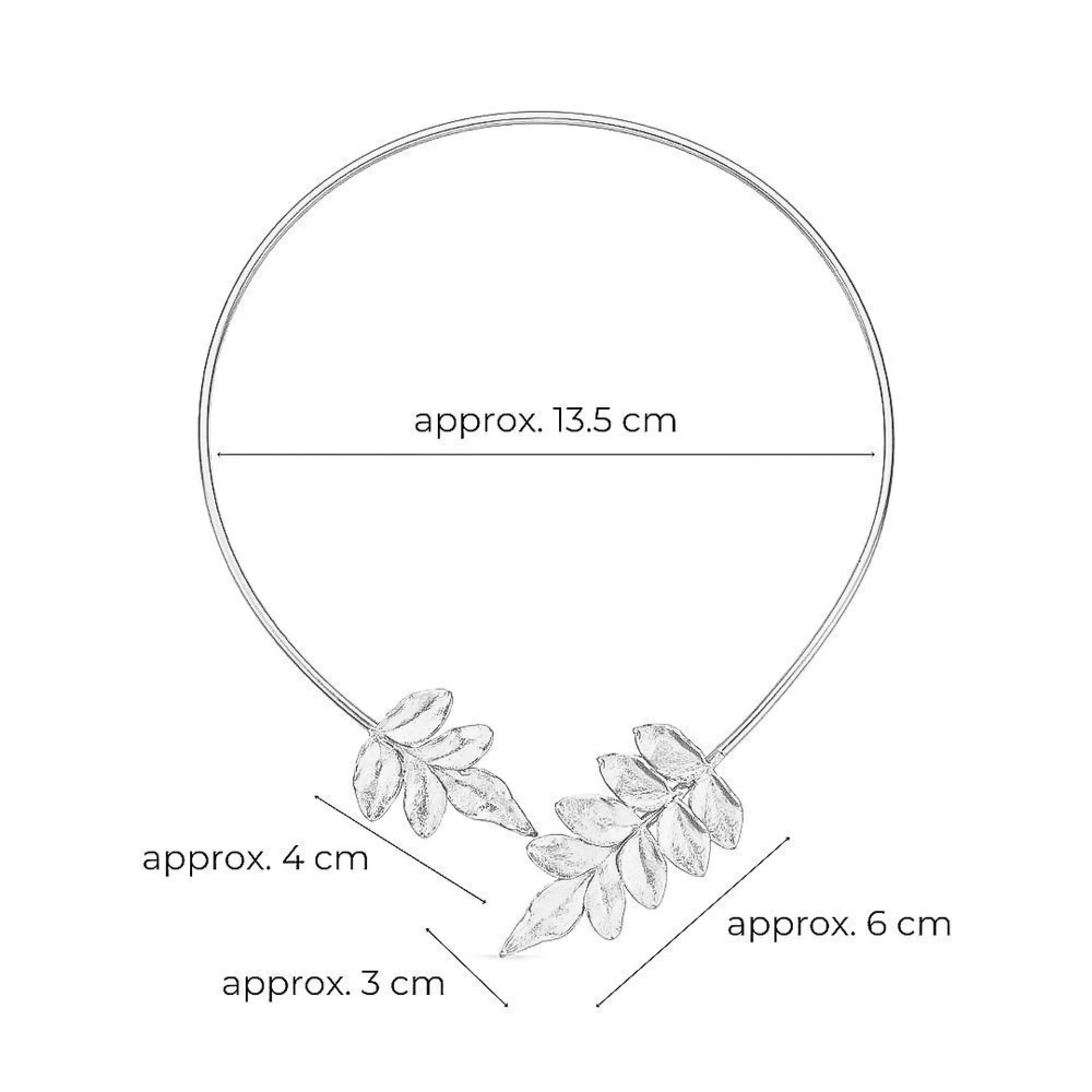1TA0530-499 [THALLO] 回憶茉莉花項鍊，配有柔韌的金屬絲，純銀 #s001b (EU)