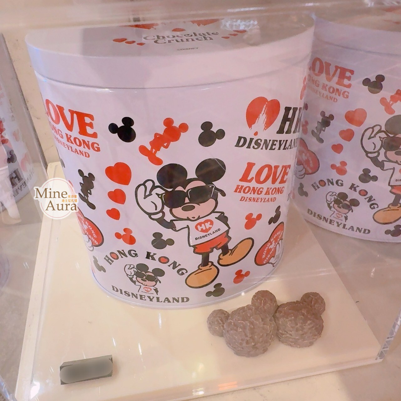 HONG KONG DISNEYLAND 系列 米奇 Mickey 巧克力牛奶 曲奇餅乾 鐵盒 禮盒 -香港迪士尼樂園