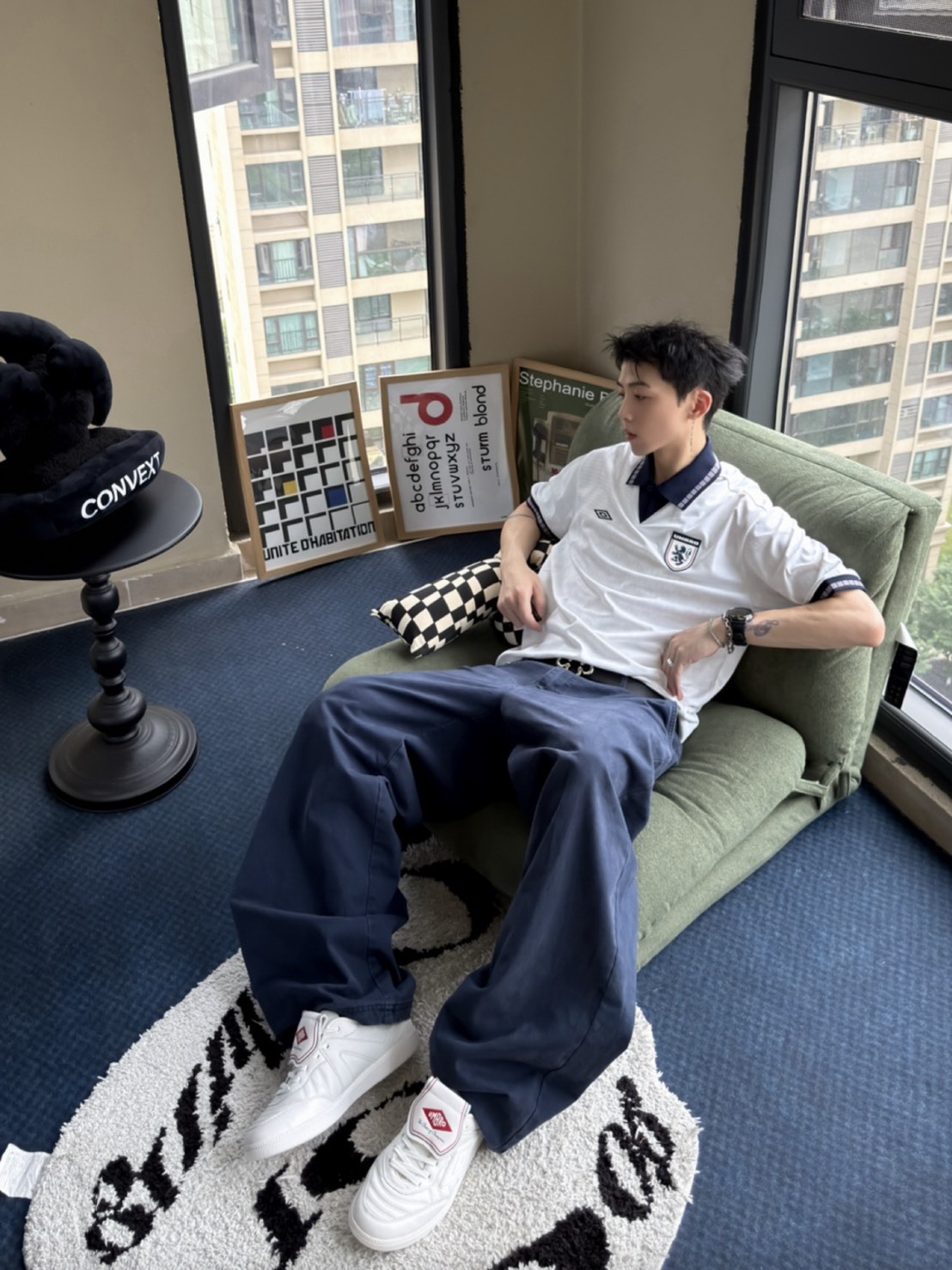 【代購】 Umbro 2026世界盃/男款 英格蘭 經典復古休閒翻領 Polo 衫 寬鬆透氣 U2126250240