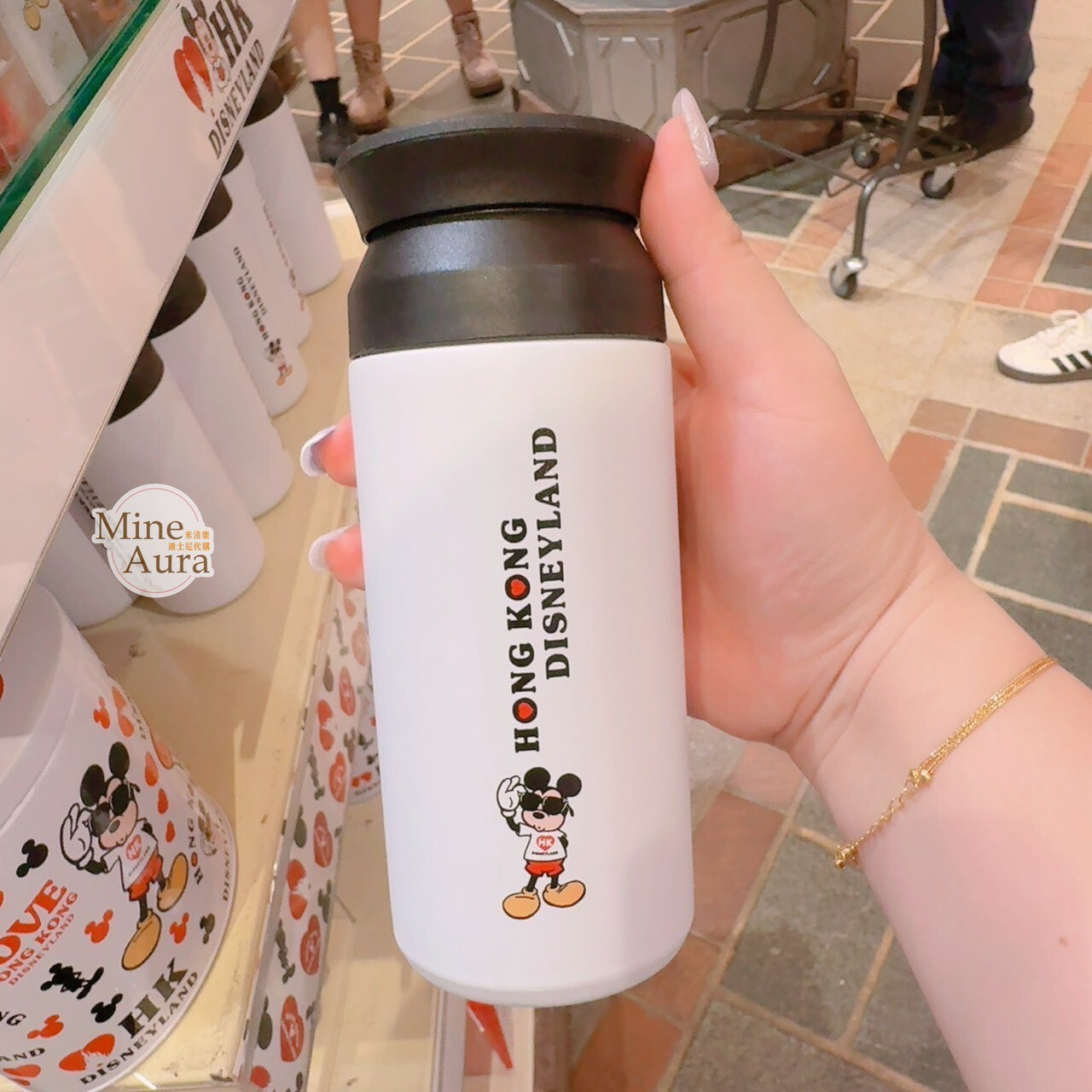 HONG KONG DISNEYLAND 系列 米奇 Mickey 圖案 保溫杯 水壺 -香港迪士尼樂園
