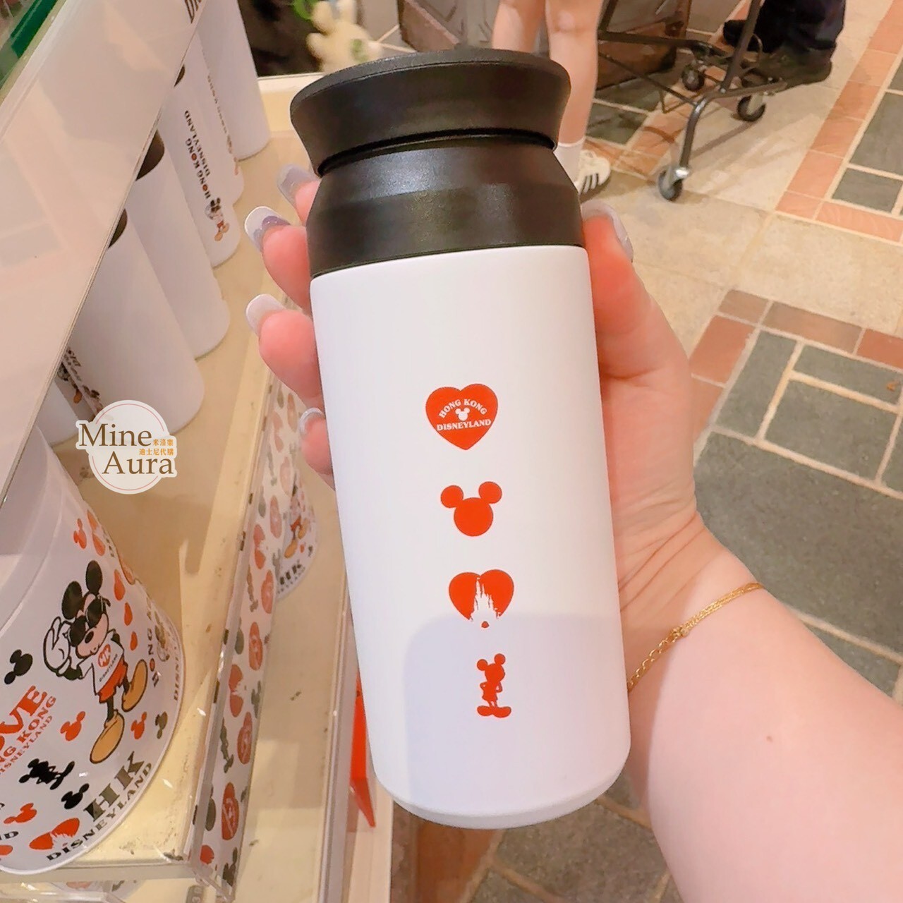 HONG KONG DISNEYLAND 系列 米奇 Mickey 圖案 保溫杯 水壺 -香港迪士尼樂園