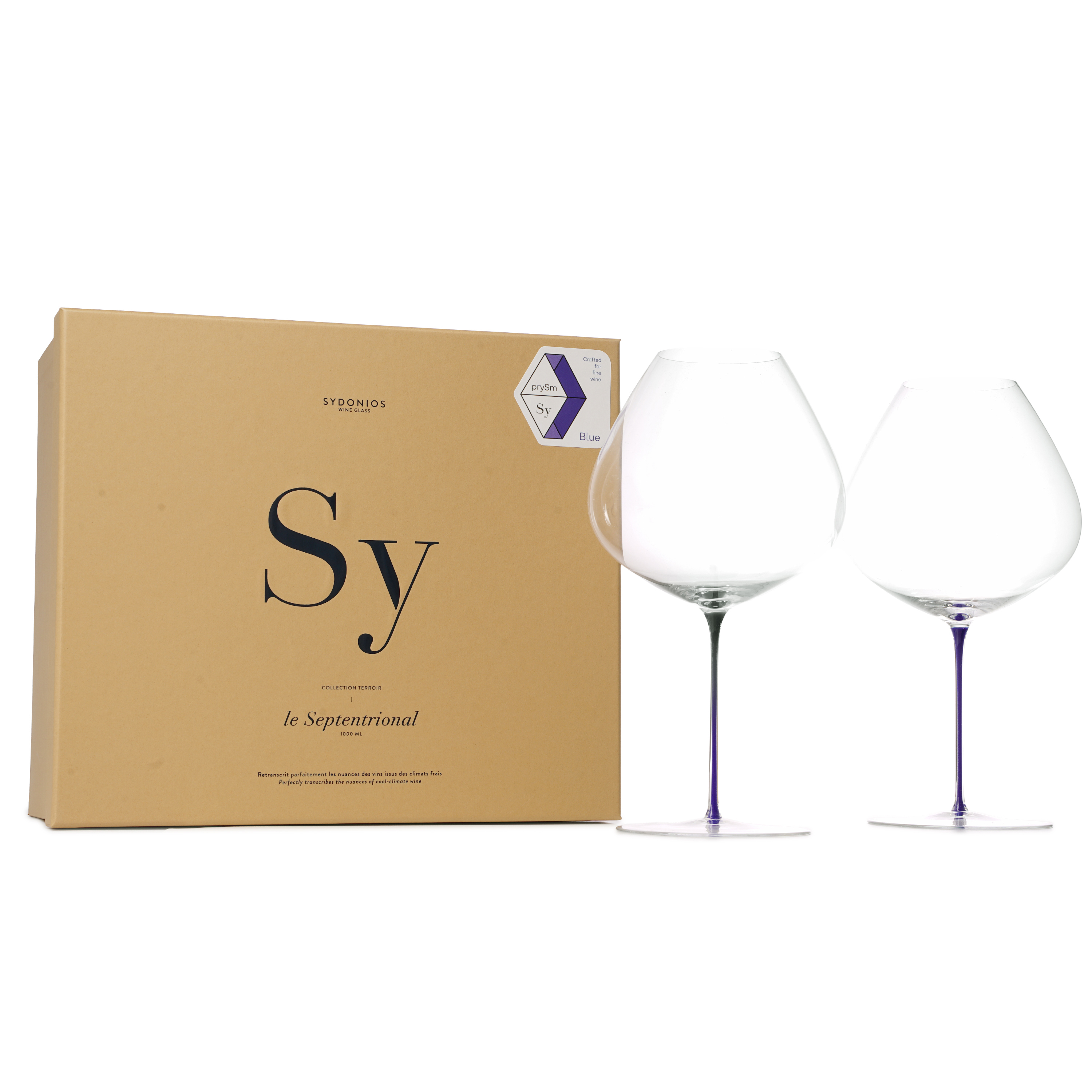 Sydonios Septentrional Glass 1000ml Box of 2 (Blue)