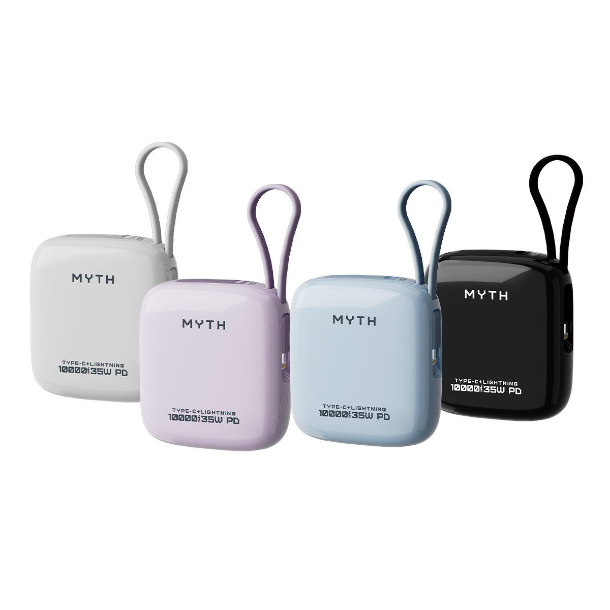(3C可追溯二維碼)Myth K13A 迷你內置線PD35W 10000mAh 移動電源