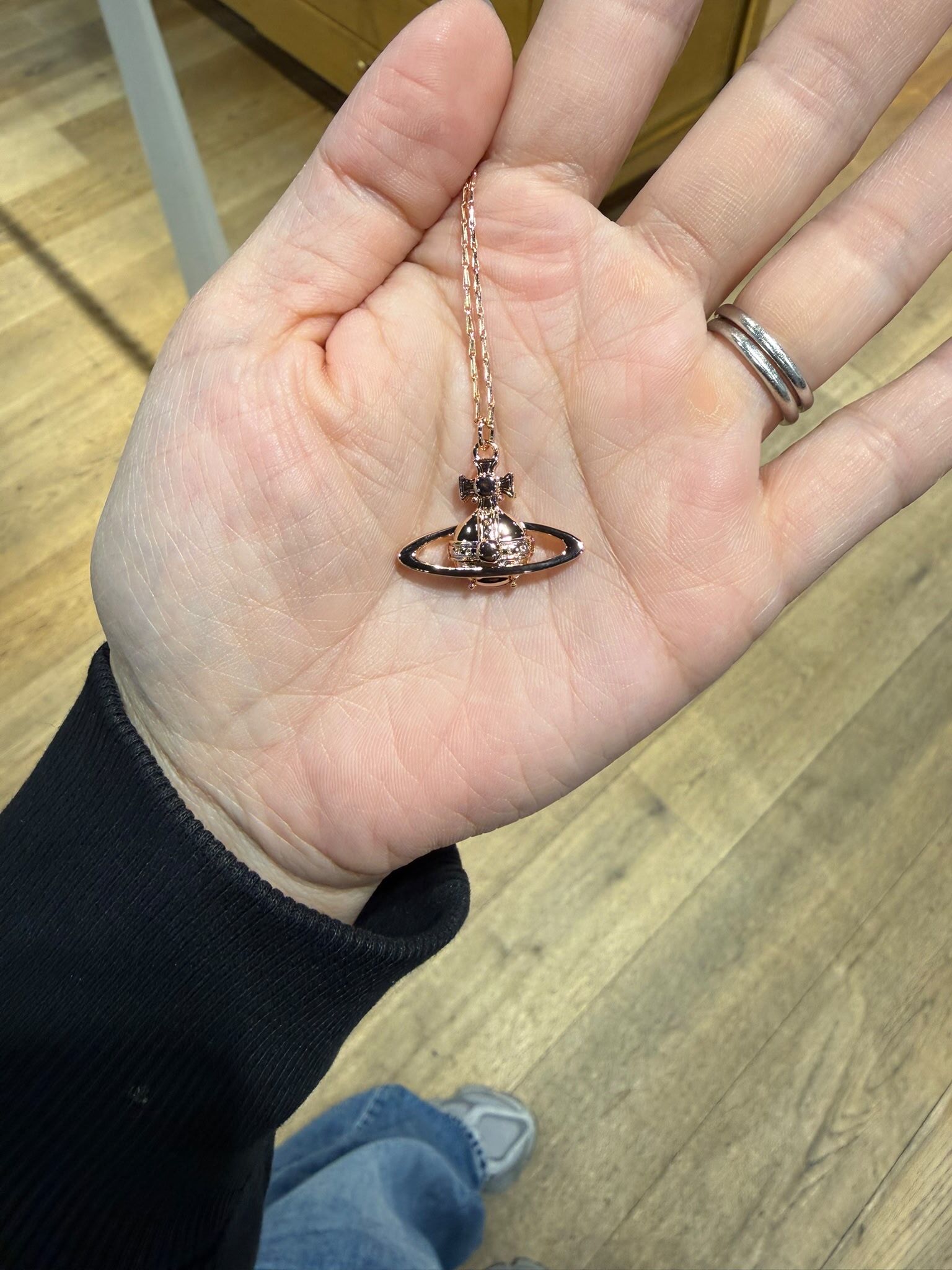 LYS02380 Vivienne Westwood 經典土星項鏈