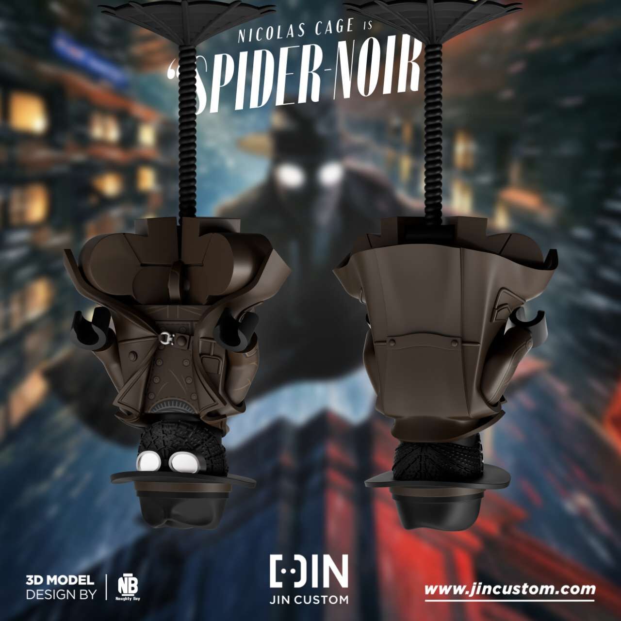 [Jin Custom][Preorder] Nicolas Cage, Spider-Man Noir [PADprinted]